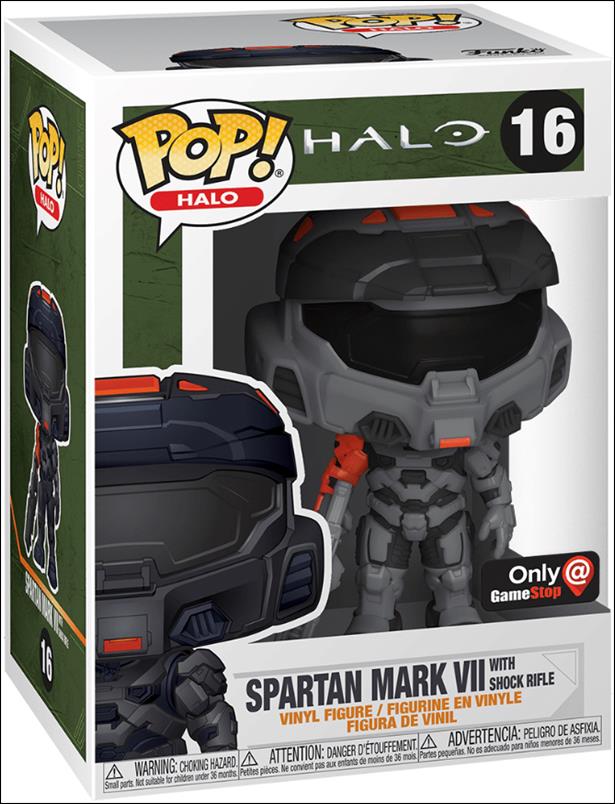 POP! Halo figure 16 Spartan Mark VII with Shock Rifle GameStop