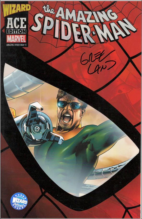Amazing Spider-Man (1963) issue 3-E DF Wizard Ace Edition Signed by Greg Land