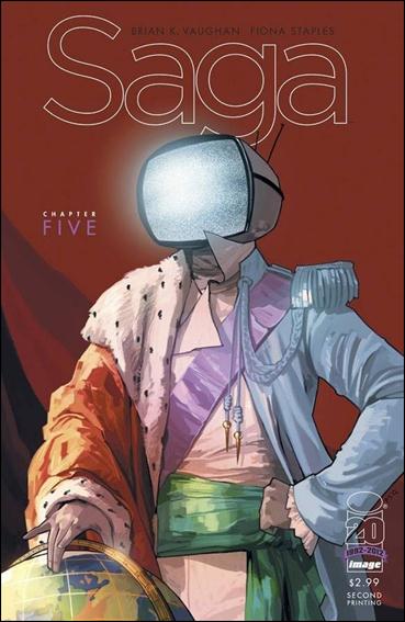 Saga issue 5-B 2nd Printing