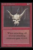Magic the Gathering: Limited Edition Beta (Base Set) card 167 Orcish Oriflamme