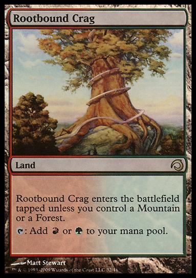 Magic the Gathering: Premium Deck Series: Slivers (Base Set) card 32 Rootbound Crag