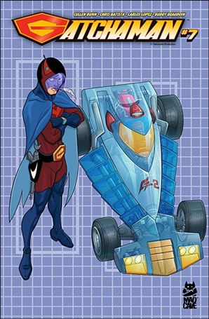 Gatchaman issue 7-B Chris Batista Cover