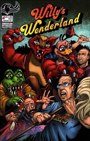 Willy's Wonderland issue 4-B Puis Calzada Cover