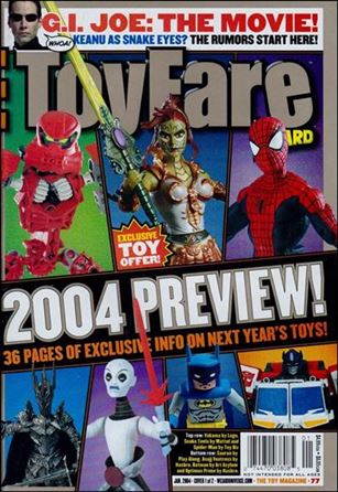 Toyfare: The Toy Magazine issue 77 2004 Preview Cover