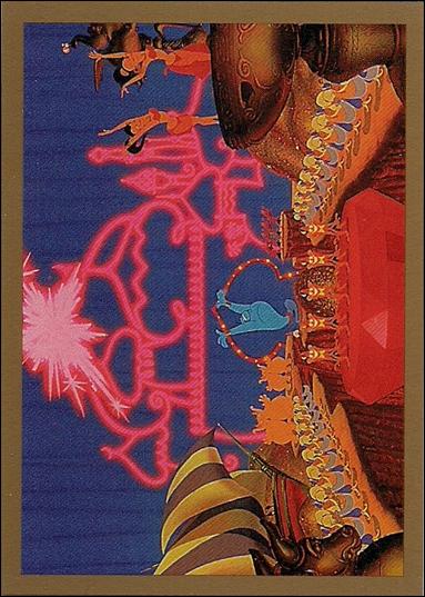 Aladdin (Base Set) card 46 Genie on the job!