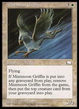 Magic the Gathering: Weatherlight (Base Set) card 21 Mistmoon Griffin