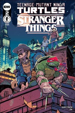 Teenage Mutant Ninja Turtles x Stranger Things issue 2-B Jorge Corona Cover