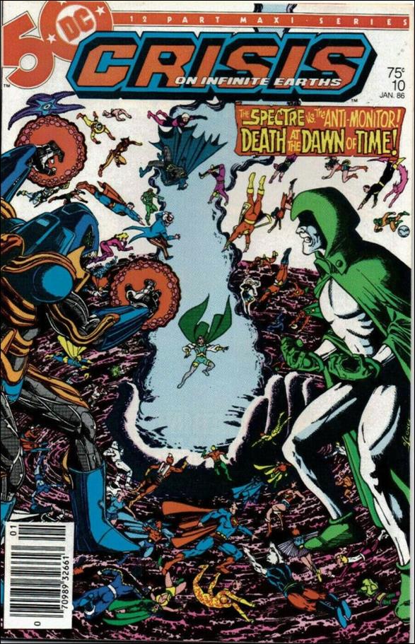 Crisis on Infinite Earths issue 10-B Newsstand Cover