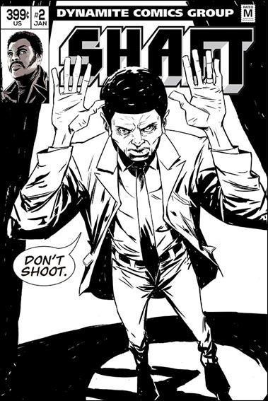 Shaft issue 2-E Sanford Greene 1:15 Black & White Cover