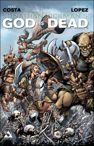 God is Dead issue 37-D Raulo Caceres Iconic Cover