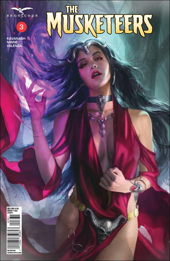 Musketeers issue 3-C Josh Burns Cover