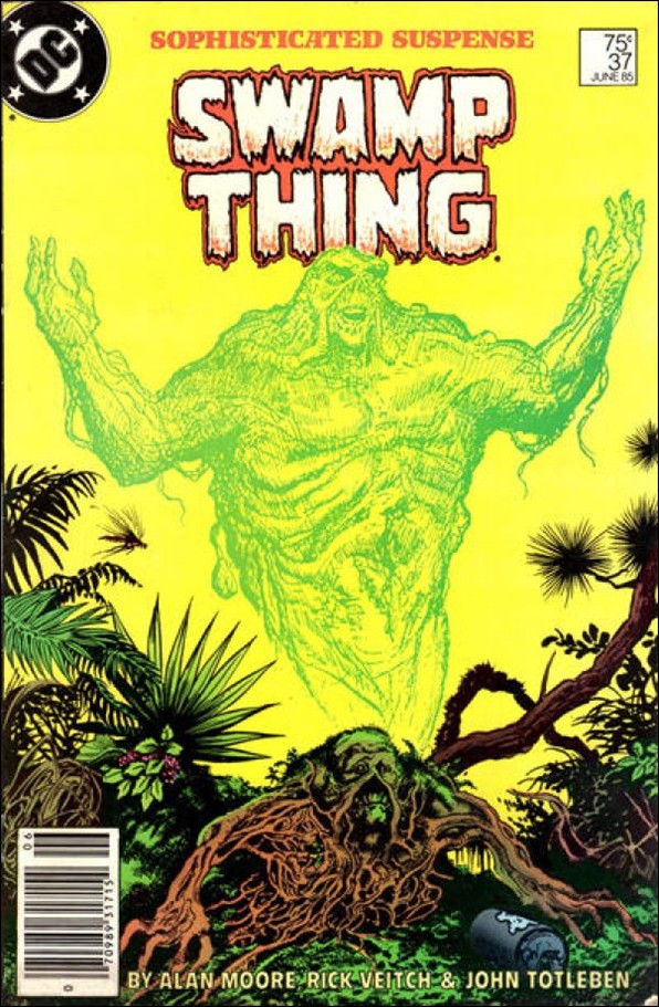 Saga of the Swamp Thing issue 37-B Newsstand Cover