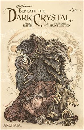 Jim Henson's Beneath the Dark Crystal issue 3-B David Petersen Cover