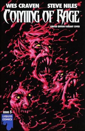 Coming of Rage issue 5-C Ultra Rare Color Cover 1/250