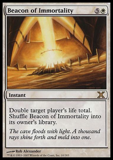Magic the Gathering: 10th Edition (Base Set) card 10 Beacon of Immortality