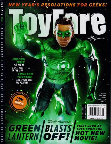 Toyfare: The Toy Magazine issue 163 Green Lantern Movie Cover
