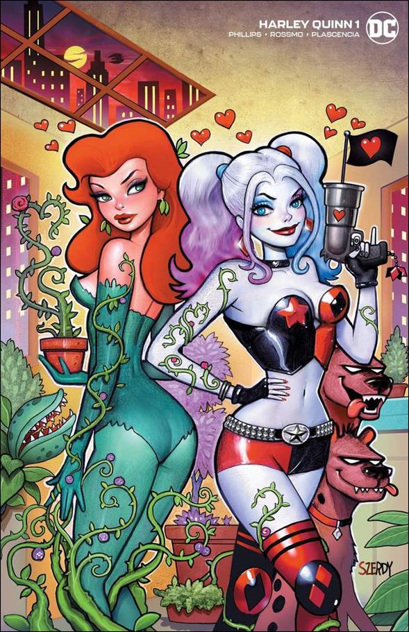 Harley Quinn (2021) issue 1-G Nathan Szerdy Comics Elite Minimal Trade Cover