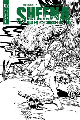 Sheena: Queen of the Jungle (2017) issue 2-I Roberto Castro B&W Cover