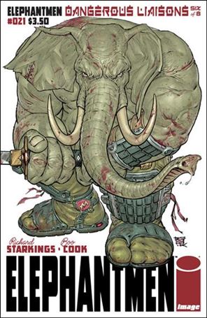 Elephantmen issue 21 Boo Cook Cover