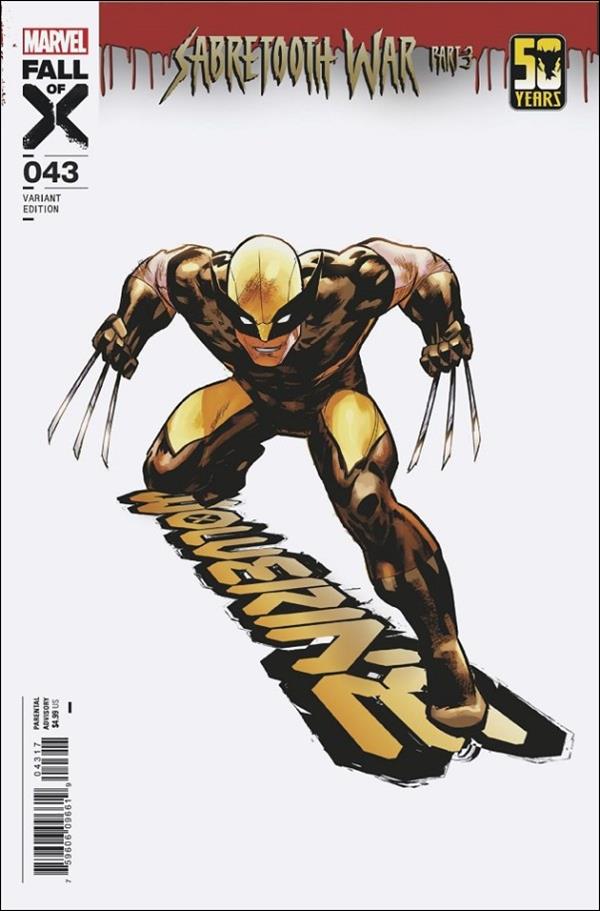 Wolverine (2020) issue 43-D Jan Bazaldua 1:25 Cover