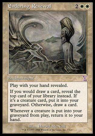 Magic the Gathering: Time Spiral (Timeshifted Subset) card 7 Enduring Renewal