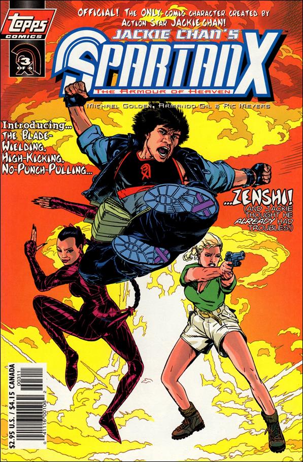Jackie Chan's Spartan X: The Armour of Heaven issue 3 Art Cover