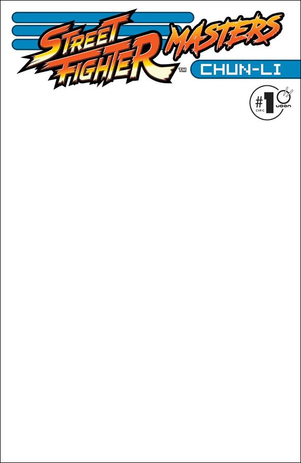 Street Fighter Masters: Chun-Li issue 1-C Blank Sketch Cover