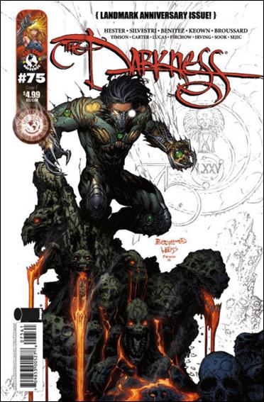 Darkness (1996) issue 75-F Michael Broussard "All Beef Edition" Cover