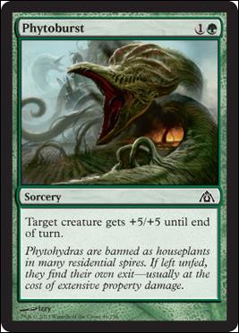Magic the Gathering: Dragon's Maze (Base Set) card 46 Phytoburst