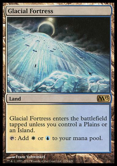 Magic the Gathering: 2013 Core Set (Base Set) card 225 Glacial Fortress
