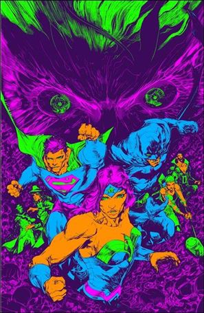 Knight Terrors: First Blood issue 1-E Howard Porter Darkest Hour Neon Cardstock Cover