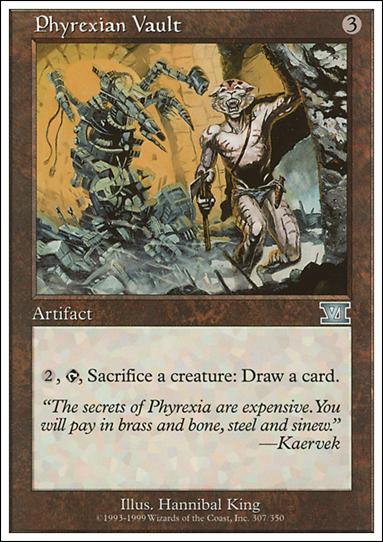 Magic the Gathering: 6th Edition (Base Set) card 307 Phyrexian Vault