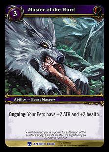 World of Warcraft: Heroes of Azeroth (Base Set) card 40 Master of the Hunt