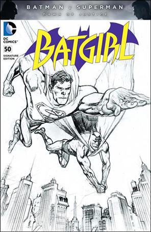 Batgirl (2011) issue 50-F Unbagged Kevin Nowlan Sketch Cover
