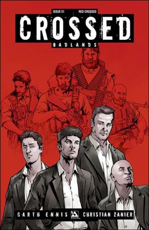 Crossed: Badlands issue 51-E Red Crossed Cover