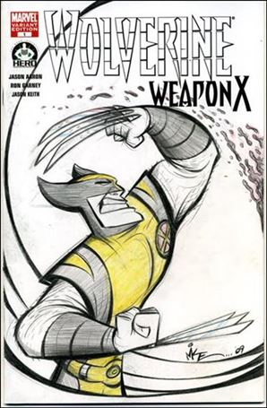 Wolverine: Weapon X 100 (Hero Initiative) Cover Project  issue 3 Mike Kunkel Cover