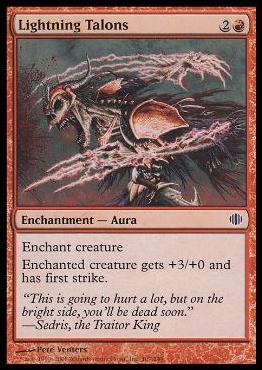 Magic the Gathering: Shards of Alara (Base Set) card 107 Lightning Talons