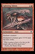 Magic the Gathering: Shards of Alara (Base Set) card 107 Lightning Talons