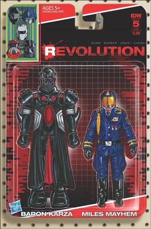 Revolution issue 5-E Adam Riches Action Figure Subscription Cover