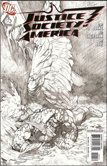Justice Society of America (2007) issue 2-C Dale Eaglesham Sketch Cover (2nd Printing)