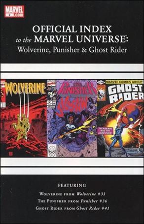 Wolverine, Punisher & Ghost Rider: Official Index to the Marvel Universe  issue 2