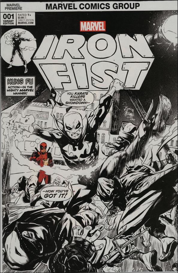 Iron Fist (2017) issue 1-I Ryan Stegman Hall of Comics B/W/R Cover