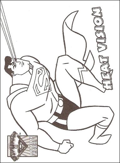 Superman Action Packs (Coloring Subset) card C3 Heat Vision