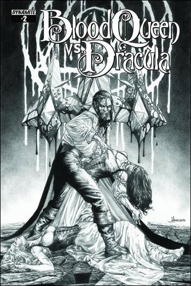 Blood Queen vs Dracula issue 2-C Jay Anacleto 1:10 Black & White Cover