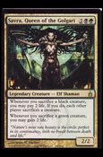 Magic the Gathering: Ravnica (Base Set)  card 225 Savra, Queen of the Golgari