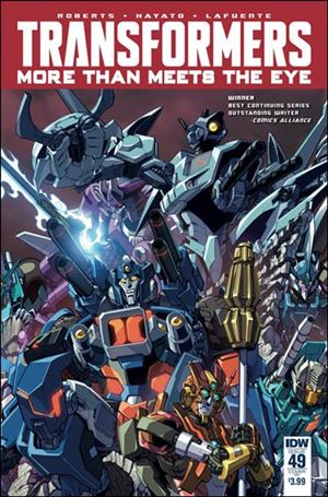 Transformers: More Than Meets the Eye (2012) issue 49-C Alex Milne 1:10 Cover