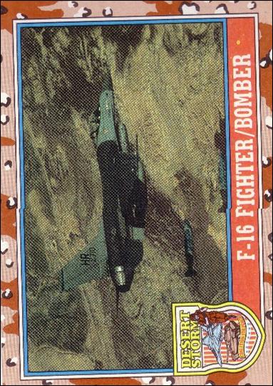 Desert Storm: Series 2 (Base Set) card 108 F-16 Fighter/Bomber