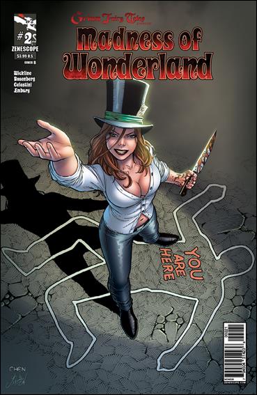 Grimm Fairy Tales Presents Madness of Wonderland issue 2-B Sean Chen Cover