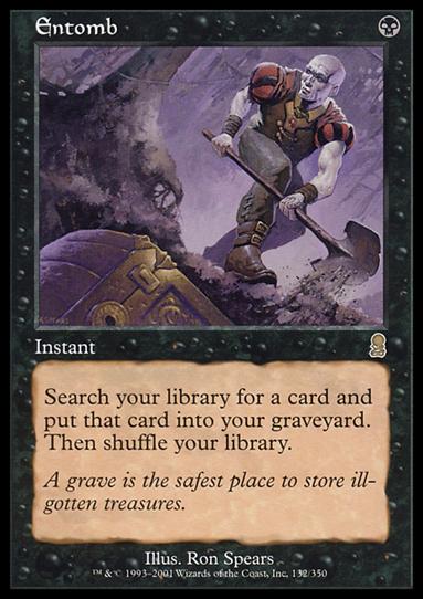 Magic the Gathering: Odyssey (Base Set) card 132 Entomb