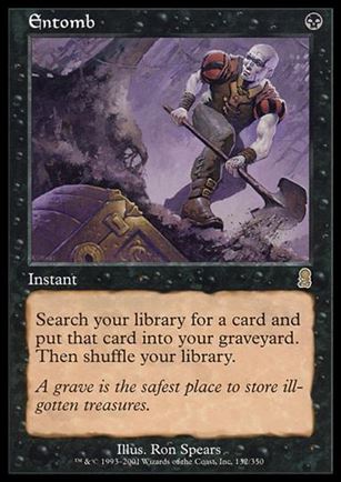Magic the Gathering: Odyssey (Base Set) card 132 Entomb